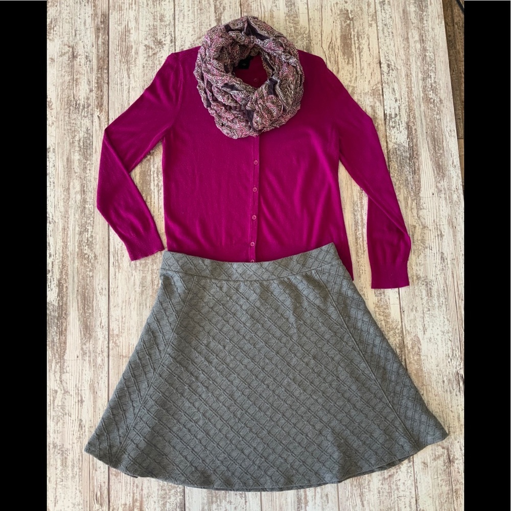 Ann Taylor L‎ Quilted Skirt